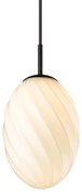 Halo Design - Twist Egg Lampada a Sospensione Ø15 Opale/Nero Halo Design