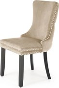 Sedia Alda velluto beige H95 cm