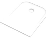 Piatto doccia SENSEA in carbonato di calcio Easy V2 bianco L 70 x L 90 x H 2.5 cm opaco