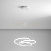 Diva s/p - lampadario a sospensione colore bianco a led 3000k 1950l...