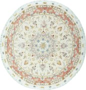 Tabriz Tappeto persiano 170x160 Beige (Iran) Annodato A Mano