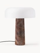 Lampada da tavolo con base in marmo Carla