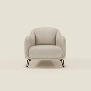 Avela Poltroncina dal comfort senza tempo in morbido tessuto impermeabile T06 panna