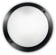 Applique Moderna Polar-1 Materie Plastiche Nero 1 Luce E27