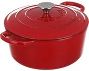 Casseruola 24 cm ghisa rossa con coperchio Fatto in casa da Benedetta