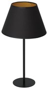 Lampada da tavolo ARDEN 1xE27/60W/230V d. 30 cm nero/oro