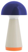 Lampada da tavolo a LED dimmerabile blu scuro-beige (altezza 18 cm) Bobbi - Remember