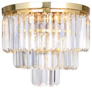 Zuma Line C17106/1 - Plafoniera AMEDEO 1xE27/40W/230V oro