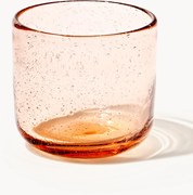 Set di 4 bicchieri in vetro soffiato con bolle d'aria Hippolyte