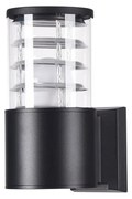 Lampada Da Parete Moderna Da Esterno Alluminio Nero 1 Luce E27 60W Ip54