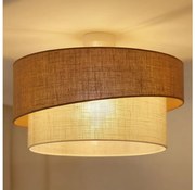Brilagi - Lampadario SHINE 1xE27/15W/230V Ø50 cm beige/crema