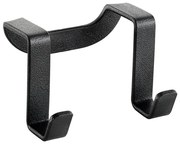 Gancio doppio nero Lava Galileo - Metaltex