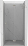 Mexen Lunar-F porta doccia pieghevole destra 80 cm, trasparente, nichel spazzolato - 836-080-000-97-00-P