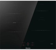 Hisense - HI621FM Piano Cottura Induzione 59.5cm 4 Fornelli Nero da Incasso Touch