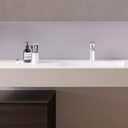 Mobile sottolavabo e lavabo Barrik rovere barrique L 100 cm 1 vasca, 2 ante