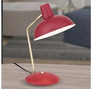 Orion - Lampada da tavolo FEDRA 1xE14/40W/230V rosso/ottone