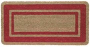 Zerbino in cocco naturale con bordo colorato resistente spessore mm.17