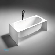 Treesse Vasca Freestanding "Summertime 185x85" In Solid Surface S/Pannello