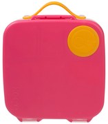 Box porta merenda grande – rosa/arancione