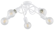 Lampadario a plafone INTER 5xE27/15W/230V bianco