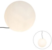 Lampada da esterno moderna bianca 45 cm IP65 - Nura