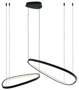 Lampada a sospensione LED su cavo MICHELLE LED/48W/230V 4000K nero