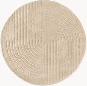 Tappeto rotondo in lana fatto a mano Mason