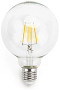 Lampadina Led a Filamento E27 G95 a globo 4W Bianco caldo 2700K Aigostar