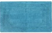 Tappeto bagno 50x80 cm cotone azzurro