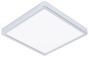 Plafoniera Moderna Fueva 5 In Acciaio Cromo Led Integrato 20,5W 3000K Ip44