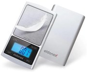 ELDONEX EKS-4040-SL - Bilancia di alta precisione 2xCR2032 argento