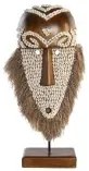 Statua Decorativa DKD Home Decor Naturale Maschera Fibra (30 x 10,5 x 53 cm)