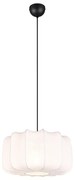 Lampada a sospensione Japandi nera e bianca 40cm - Madleine