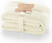 Coperta in microfibra color crema, 170 x 210 cm Henry - DecoKing