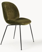 Sedia imbottita in velluto Beetle