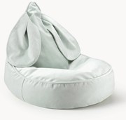 Pouf sacco per bambini in velluto Bunny