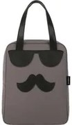 Borsa termica porta pranzo baffi grigio 6,5 L Cooler
