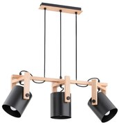 Lampadario su filo TROIS 3xE27/60W/230V