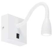 Applique bianco braccio flessibile LED - FLEX