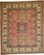 Kazak Tappeto 300x250 Rosa (Pakistan) Annodato A Mano