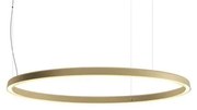 Luceplan - Compendium Circle Lampada LED a Sospensione Ø110 Ottone Luceplan