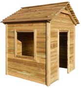 Casetta da Giardino per Bambini 120x120x146 cm in Legno di Pino
