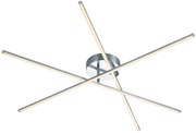 Plafoniera LED Tiriac Ø 100 cm argento IP20 bianco caldo, 950 lumen TRIO LIGHTING INTER