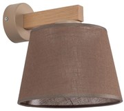 Brilagi - Lampada da parete LATTE SABIA 1xE27/15W/230V pino/marrone