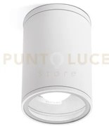 Ges1001- plafoniera alluminio bianco 1 luce attacco e27 ip65