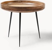 Tavolino rotondo in legno di mango Bowl