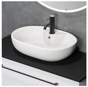 BATH DELUXE 06-060-08-11-00 - Lavabo da appoggio TROMSO 59,5x41 cm ceramica/bianco
