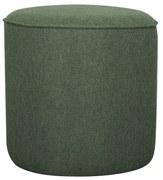 Pouf rotondo in tessuto kaki D40 cm COQ