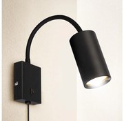 Brilagi - Lampada flessibile da muro SELE 1xGU10/30W/230V nero