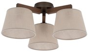 Brilagi - Lampadario a plafone LATTE 3xE27/15W/230V pino/beige